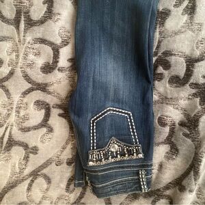 Embellished Blue Jeans